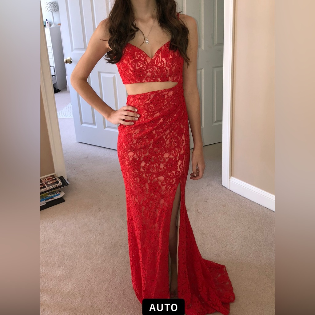 Colette Lace Prom Dress Worn Once